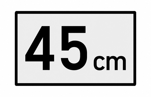 Šířka 45 cm